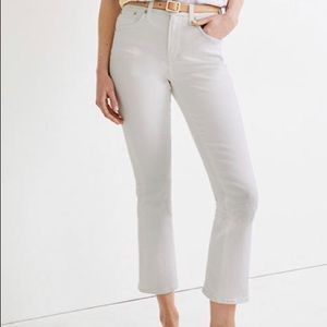 Madewell Cali Demi-Boot Jeans in Pure White